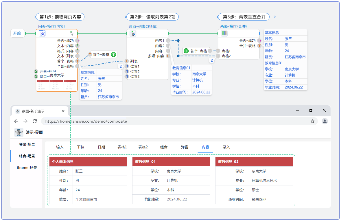 网页操作-内容